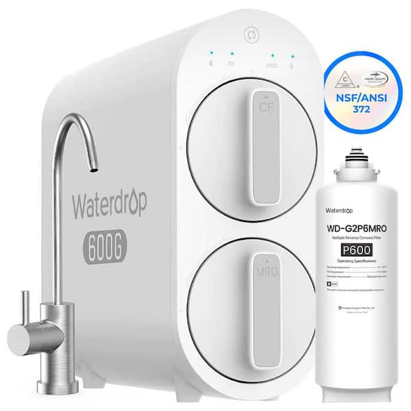 G2P600 Reverse Osmosis System, 7-Stage Tankless RO, Under Sink RO System, Extra MRO Filter