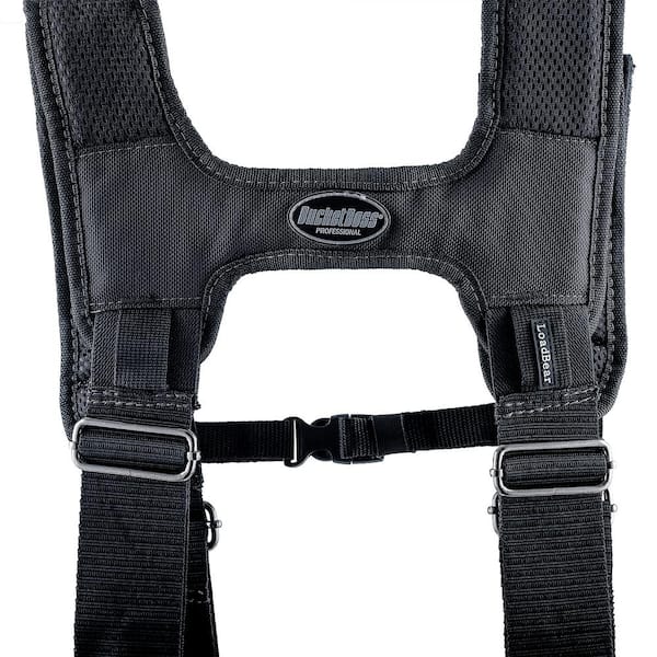 BUCKET BOSS Adjustable LoadBear Work Suspenders in Black