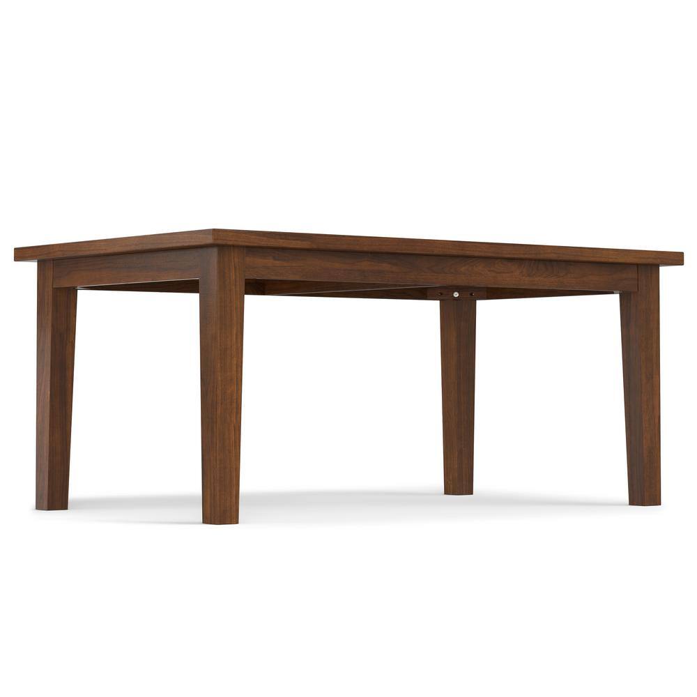 Eastwood 66" Walnut Contemporary Rectangular Dining Table