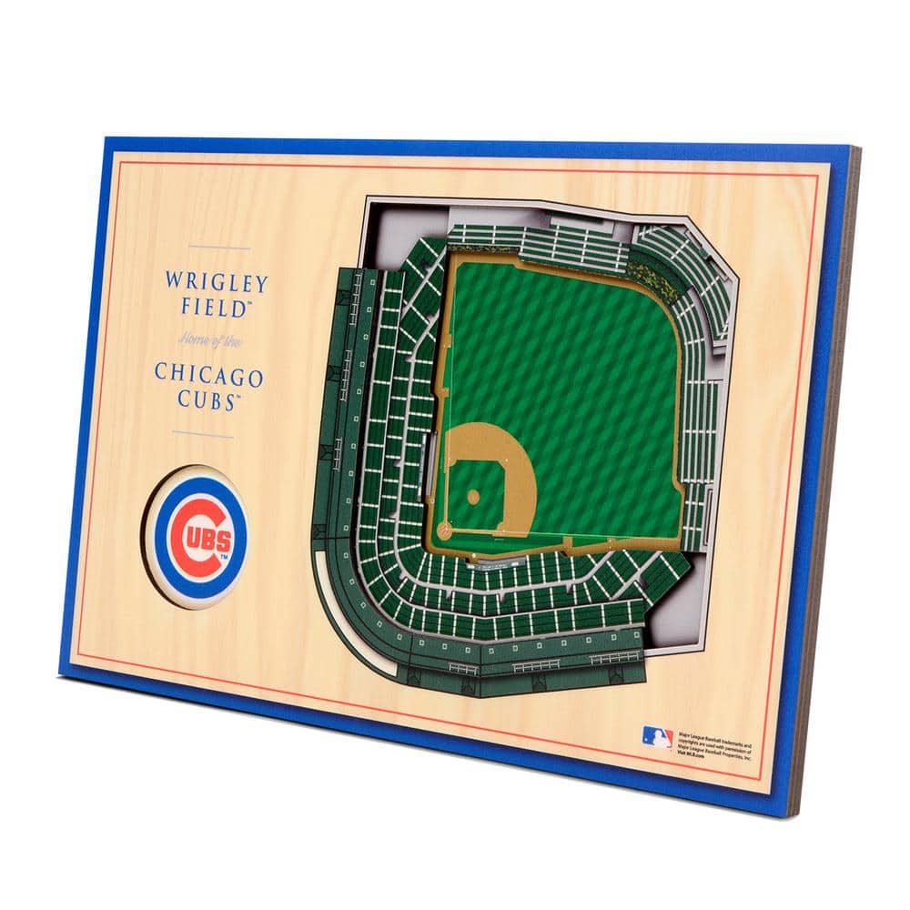 YouTheFan MLB Chicago Cubs Retro Series Polypropyene Cutting Board 0959656  - The Home Depot