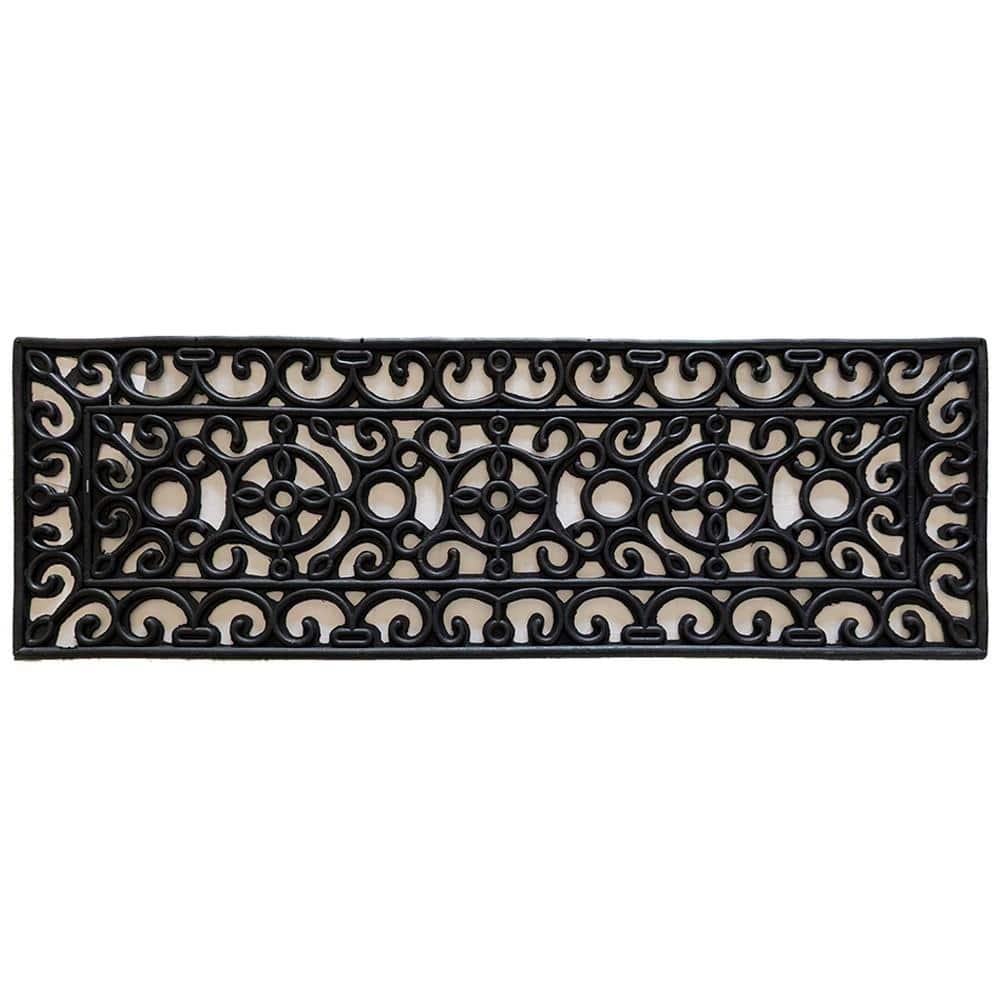Imports Decor Wrought Iron Square 29.5 in. x 9.5 in. Vulcanized