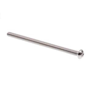 #10-24 x 3 in. Grade 18-8 Stainless Steel Phillips/Slotted Combination Drive Round Head Machine Screws (25-Pack)