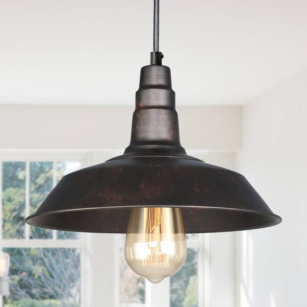 LNC 1-Light Modern Industrial Bronze Pendant Farmhouse Dining Room ...