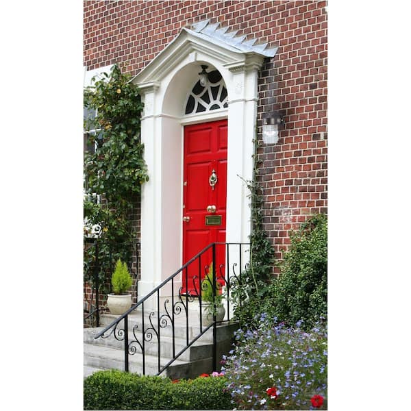 1-Light Matte Black Steel Exterior Jelly Jar Wall Lantern Sconce with Clear Glass