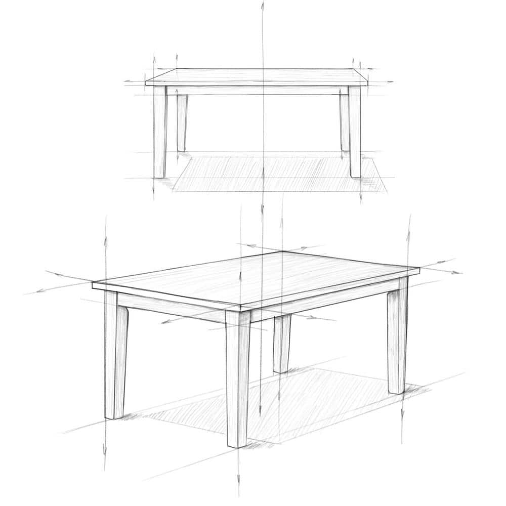 Eastwood Java Brown Solid Hardwood Rectangular Dining Table