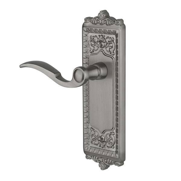 Grandeur Windsor Satin Nickel Plate with Double Dummy Bellagio Lever