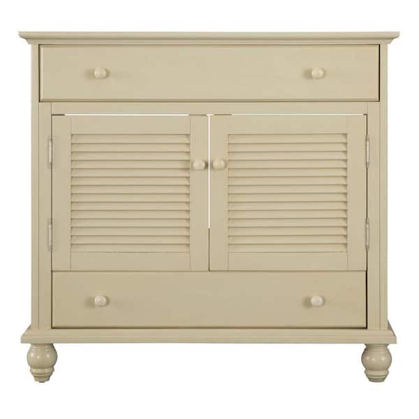 Home Decorators Collection Cottage 36 in. W Bath Vanity Cabinet Only in Antique White