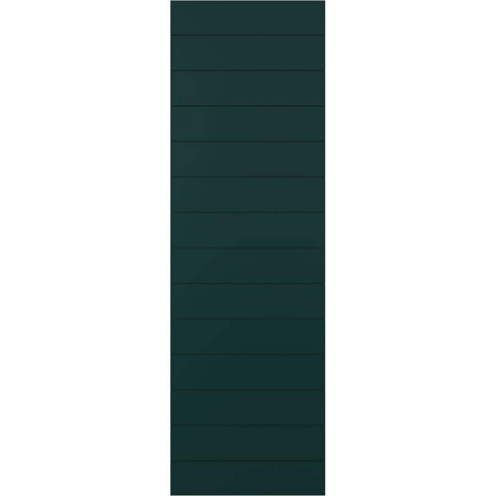 18 in. x 28 in. True Fit PVC Horizontal Slat Style Fixed Mount Board and Batten Shutters, Thermal Green (Per Pair) price history on PriceWatchPro