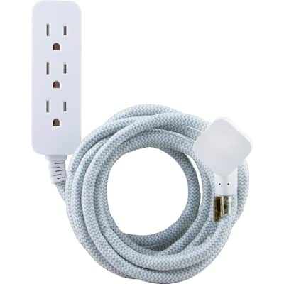 Decor 10 ft. 3-Outlet Extension Cord