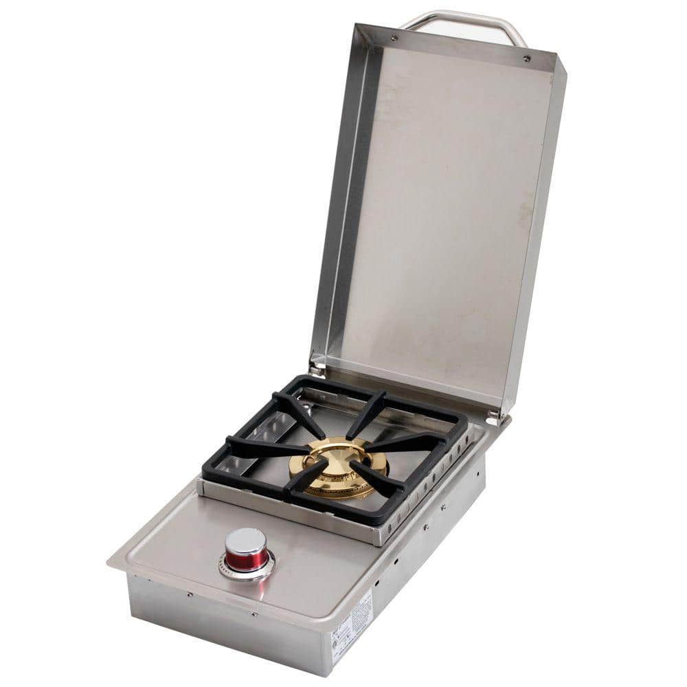 Cal Flame Stainless Steel Built In Dual Fuel Gas Single Side Burner Bbq18852p The Home Depot