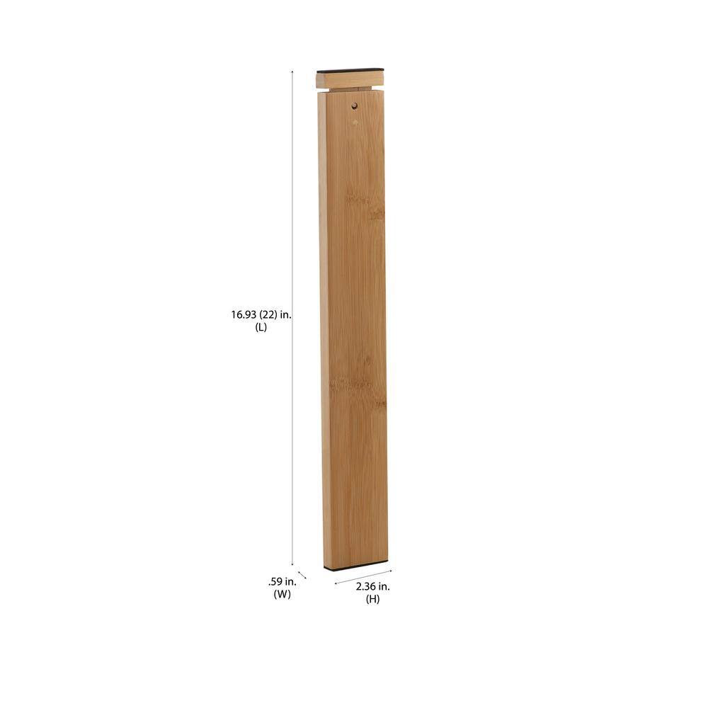 Large Adjustable Bamboo Drawer Dividers Set of 2