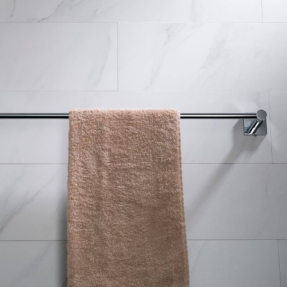 Ventus 25-Inch Chrome Wall Mounted Towel Bar