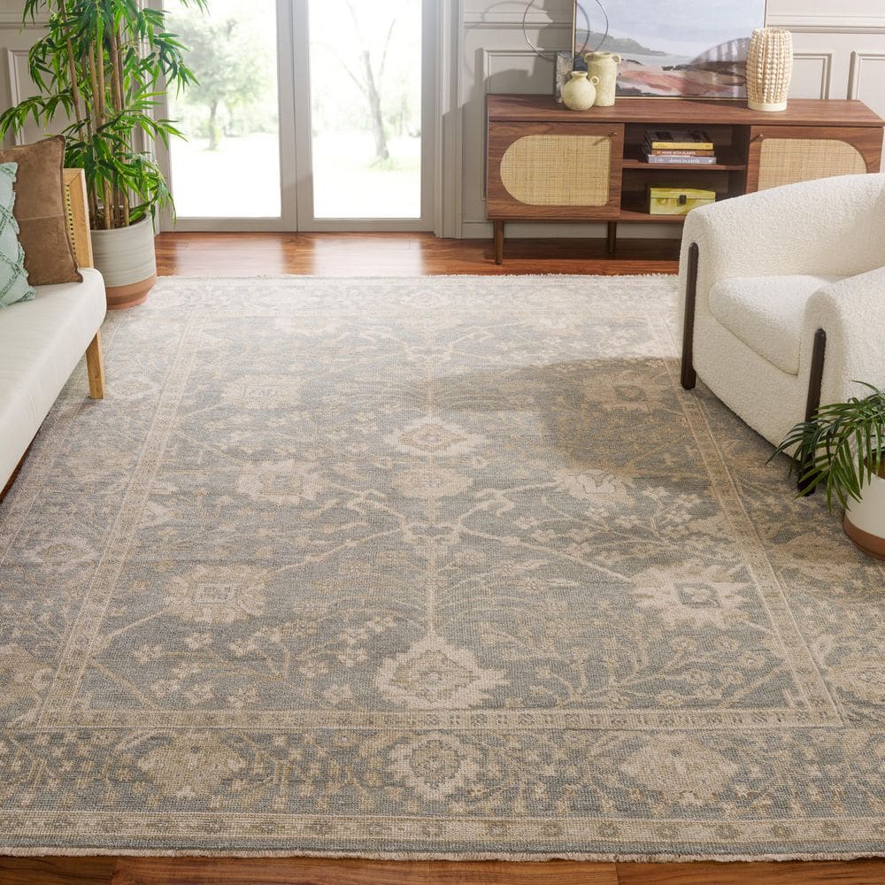 Izmir 10 X 14 Light Blue/Ivory Oriental Area Rug price history on PriceWatchPro