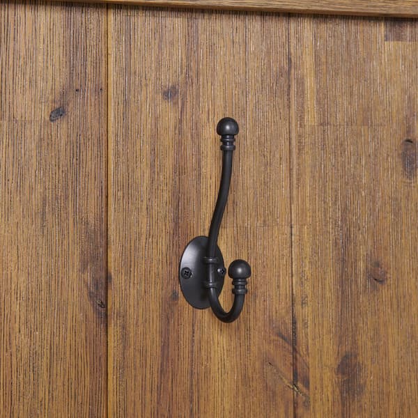 Alaterre Furniture Bethel Acacia Wood 40 in W Coat Hook with Shelf ANTR2930  - The Home Depot