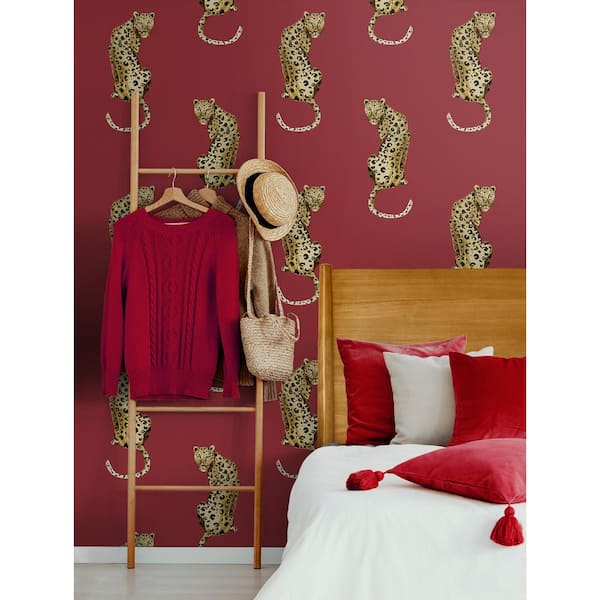 Red Leopard Wallpaper