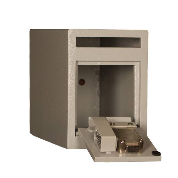 st tail  ナイデッカー CASCADE W WHITE 23 Tracker Safe 0.23 cu. ft. Steel Deposit Safe with Key Lock