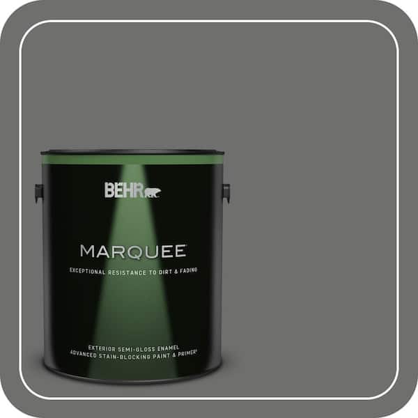 BEHR MARQUEE 1 gal. Home Decorators Collection #HDC-AC-17A Welded Iron Semi-Gloss Enamel Exterior Paint & Primer
