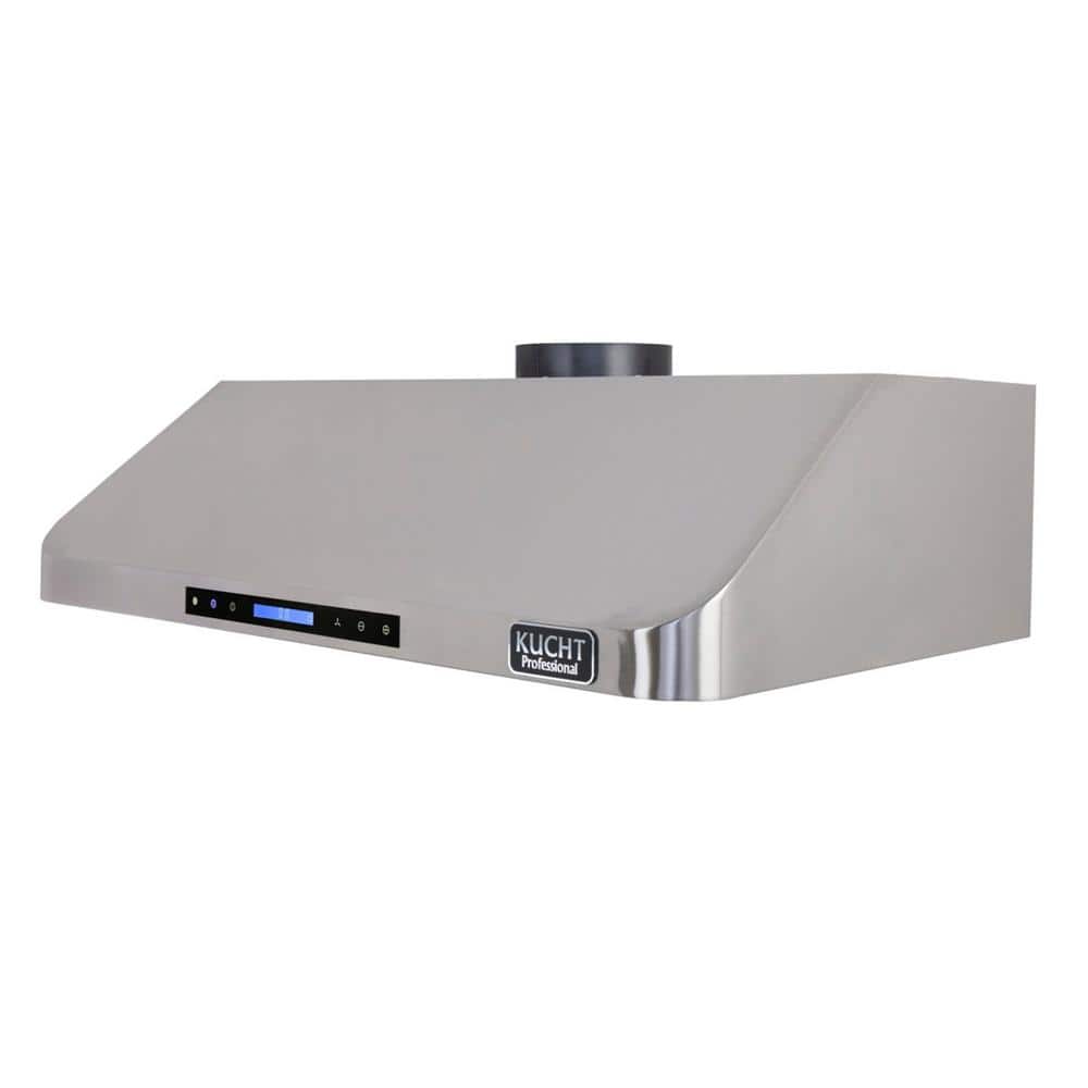 Kucht 36" Stainless Steel Under Cabinet Range Hood with LED Lights