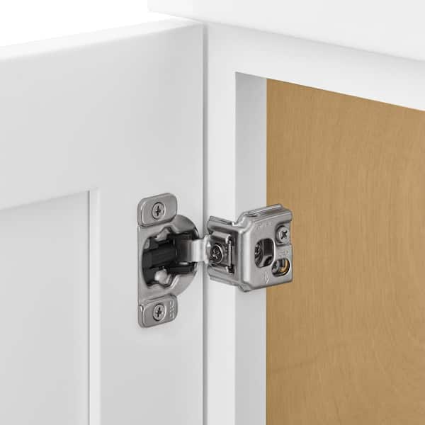 Hampton Bay - Avondale 30 in. W x 21 in. D x 34.5 in. H Ready to Assemble Plywood Shaker Sink Base Bath Cabinet in Alpine White