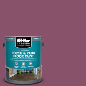 1 gal. #M120-7 Raspberry Crush Gloss Enamel Interior/Exterior Porch and Patio Floor Paint