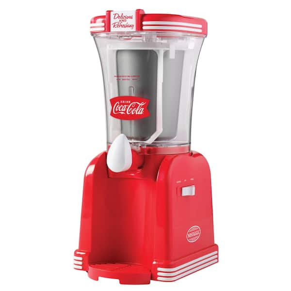Nostalgia Coca-Cola 32 oz. Single Speed Red Slush Machine Blender