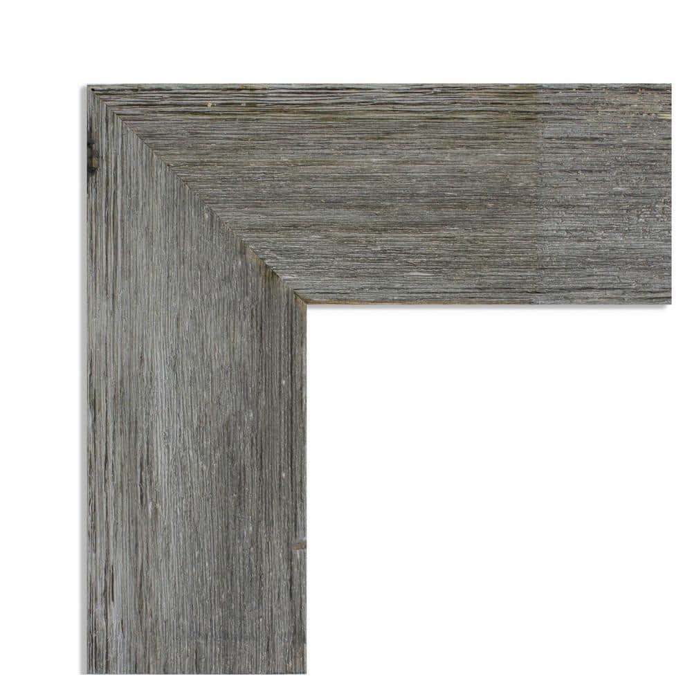 Fencepost Grey Distressed Wood Rectangular Picture Frame