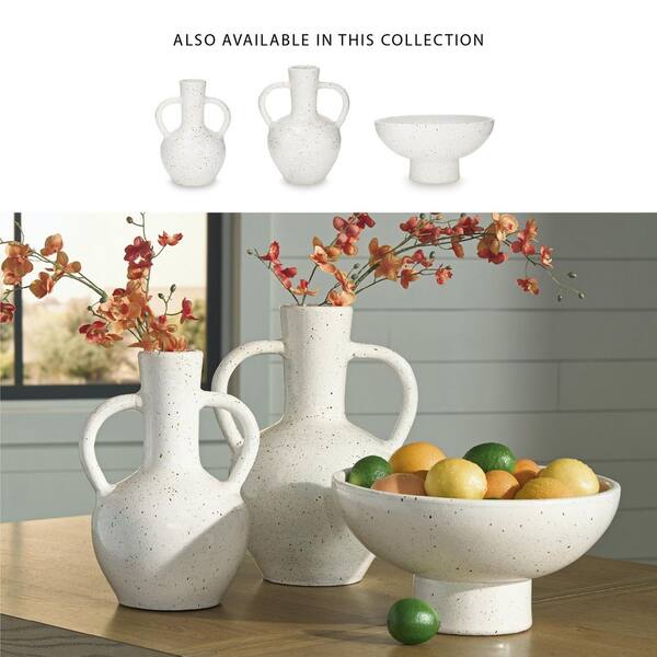 Signature DESIGN BY ASHLEY Dallinworth 13 in. White Terra Cotta
