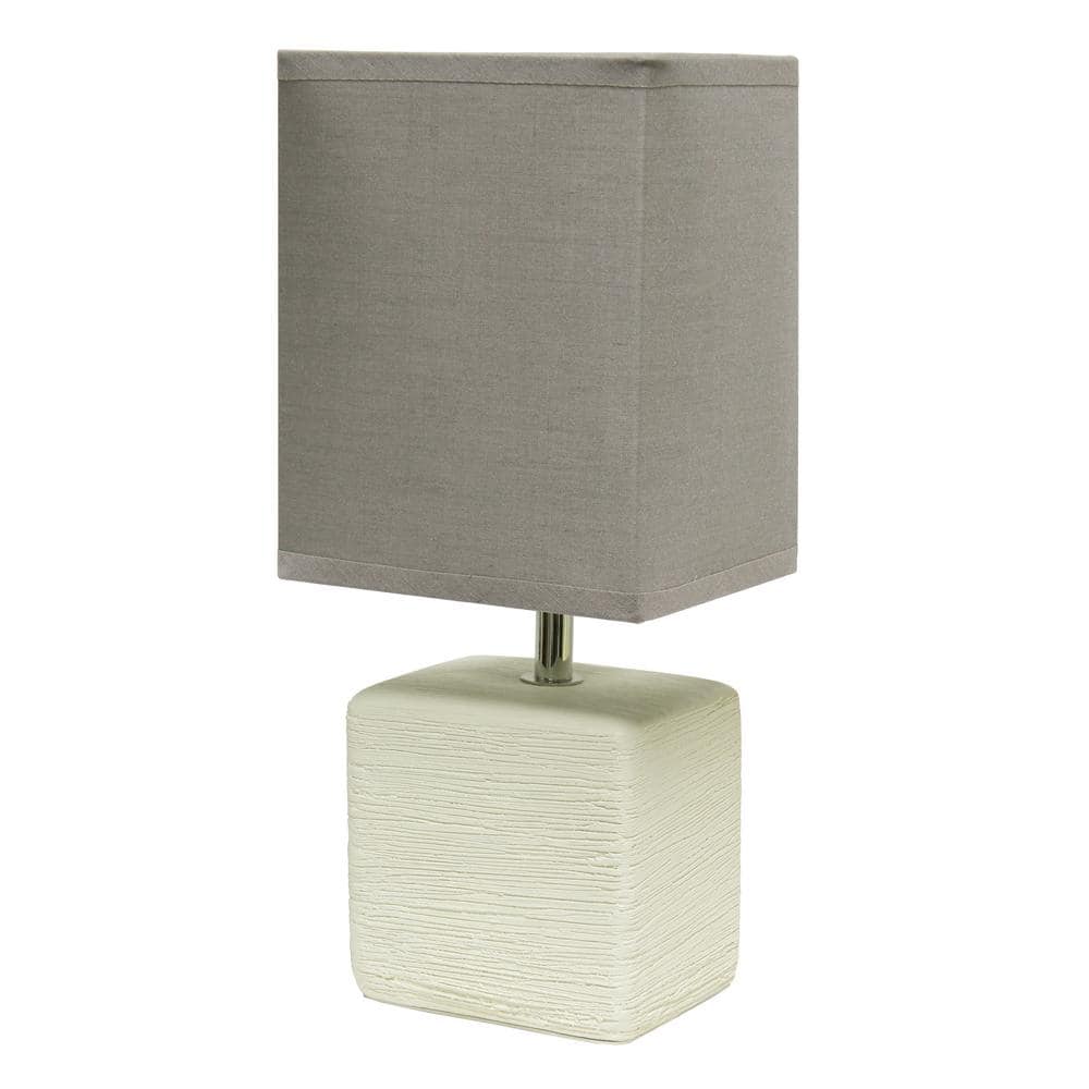 plain white lamp