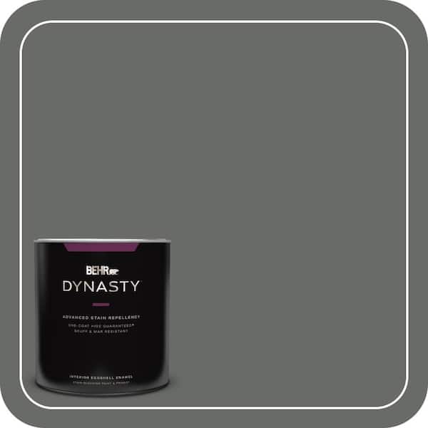 BEHR DYNASTY 1 qt. #BNC-26 Lunar Basalt Eggshell Enamel Interior Stain-Blocking Paint and Primer