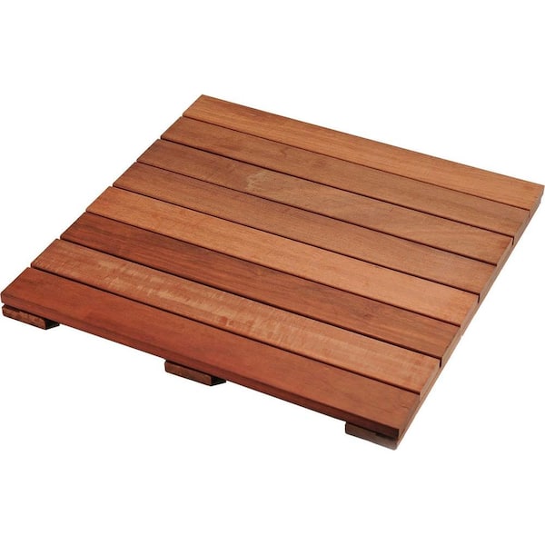 n/a 2 ft. x 2 ft. Abaco Tropical Hardwood Deck Tile