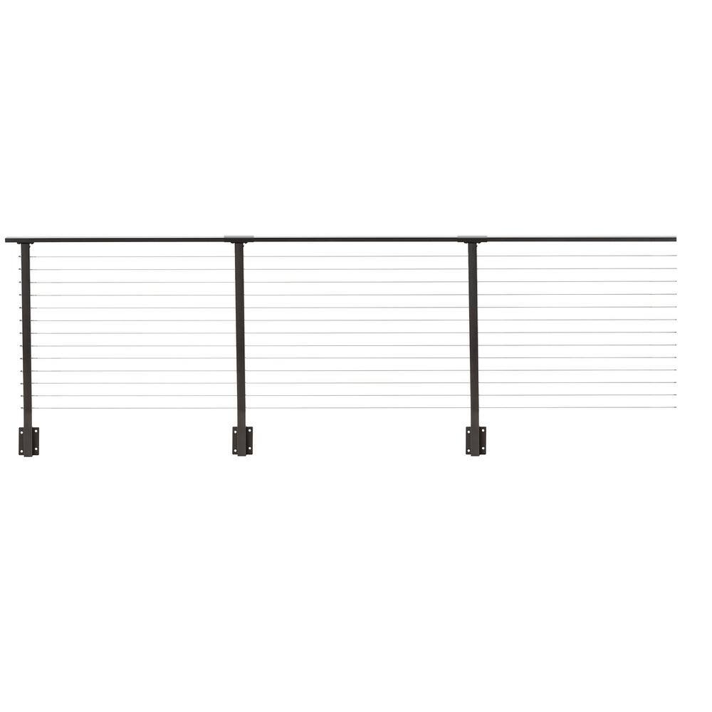 38 ft. Deck Cable Railing, 42 in. Face Mount, Bronze price history on PriceWatchPro