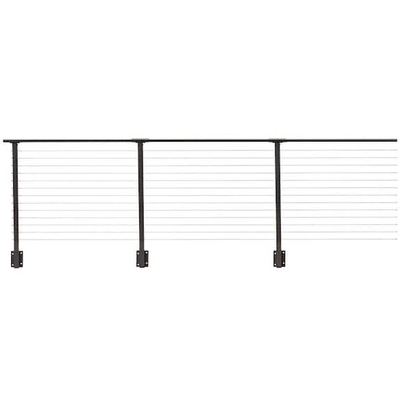 56 ft. Deck Cable Railing, 42 in. Face Mount in Bronze