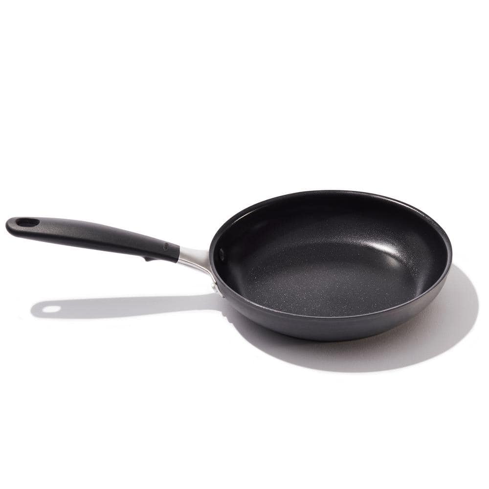  OXO Good Grips Pro 12 Frying Pan Skillet, 3-Layered German  Engineered Nonstick Coating, Dishwasher Safe, Oven Safe, Stainless Steel  Handle, Black: Home & Kitchen