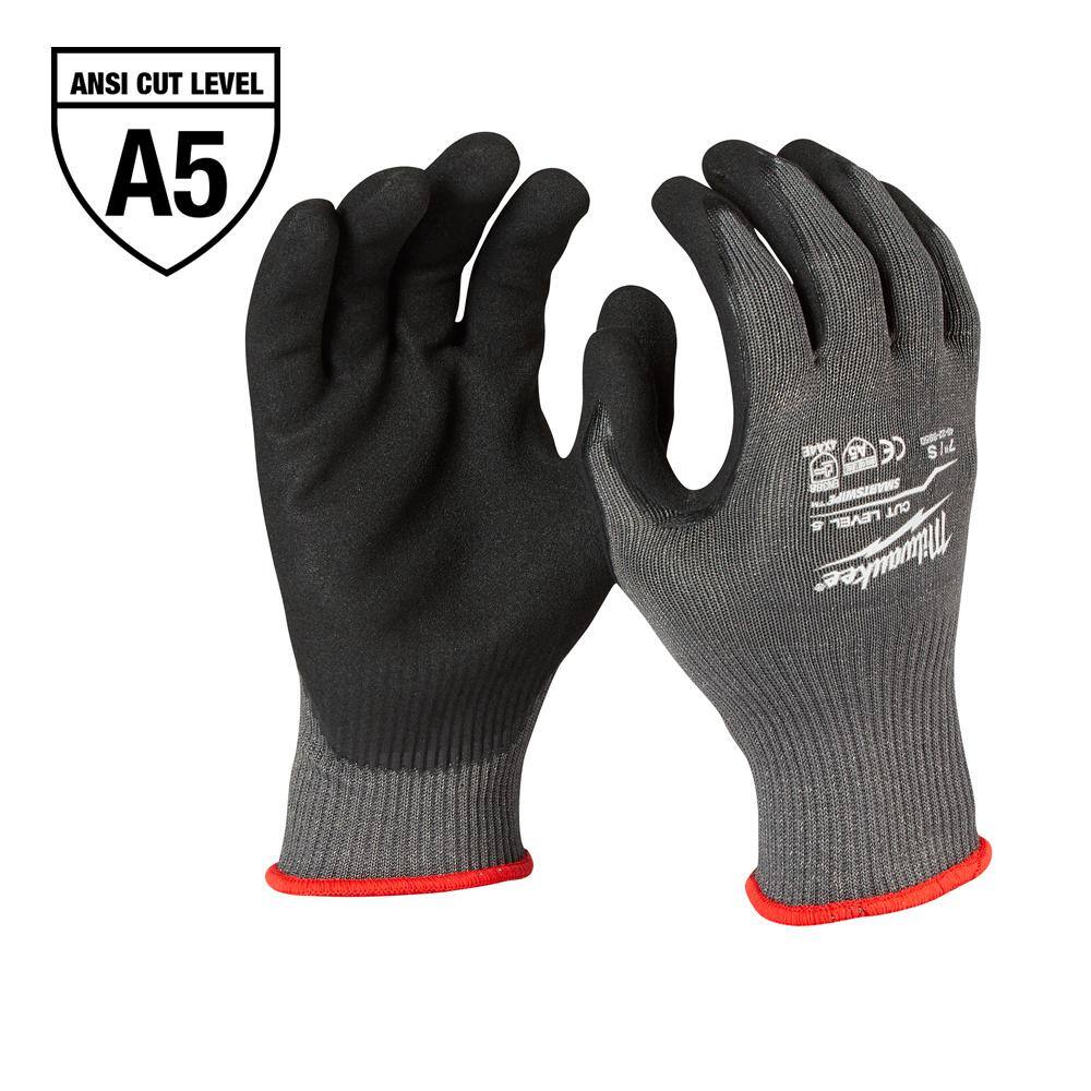 Details about   2 Pairs Nitrile Work Gloves Cut&Water-proof Safety high Grip Level 5 Top Quality 