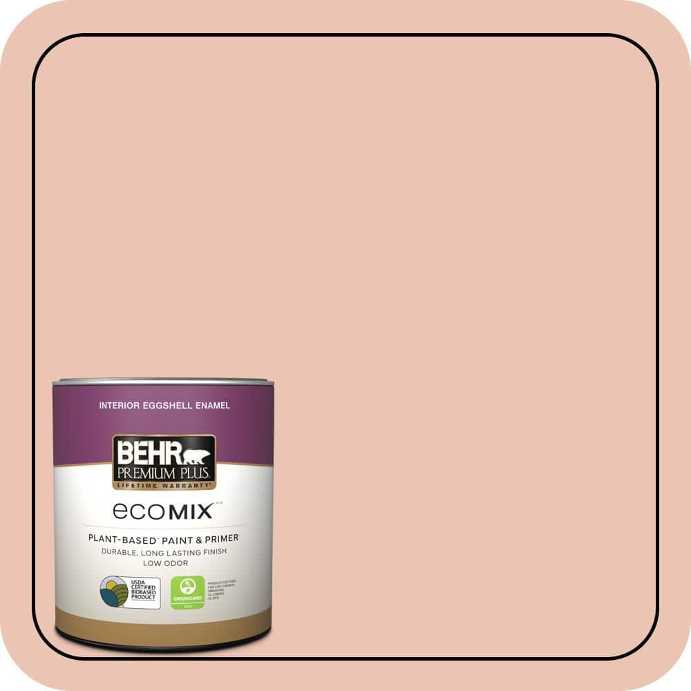 1 qt. Home Decorators #HDC-CT-14 Coral Coast Eggshell Enamel EcoMix Plant-Based Interior Paint & Primer product image for price tracking