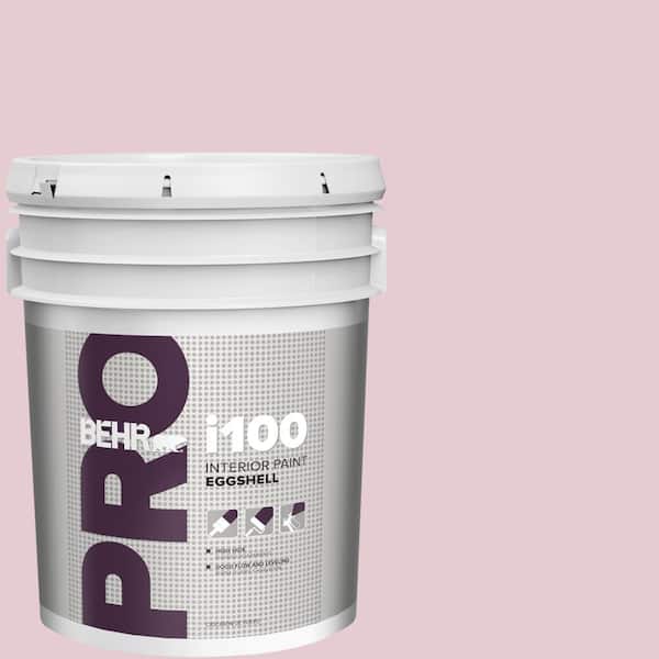 BEHR PRO 5 gal. #100C-2 Cool Pink Eggshell Interior Paint