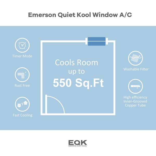 Emerson EAPC12RD1 12,000 BTU Portable Air Conditioner with New CEC