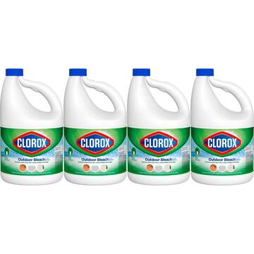 Clorox 121 oz. Pro Results Concentrated Liquid Outdoor Bleach Cleaner (4-Pack) C-311787164-4