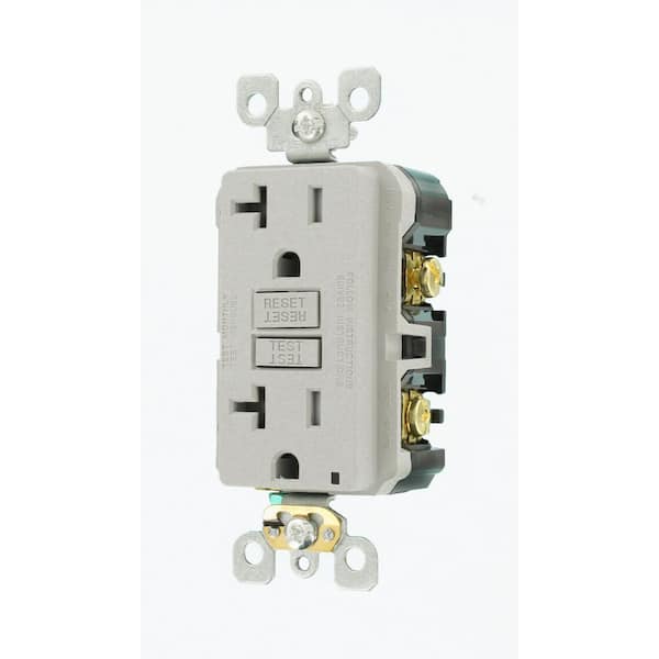 Leviton 20 Amp SmartlockPro Tamper Resistant GFCI Outlet,