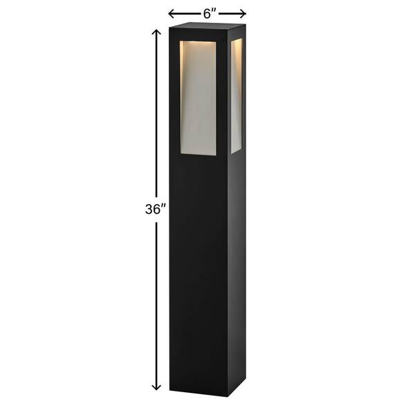 HINKLEY - Taper Hardwired Black LED Bollard Light