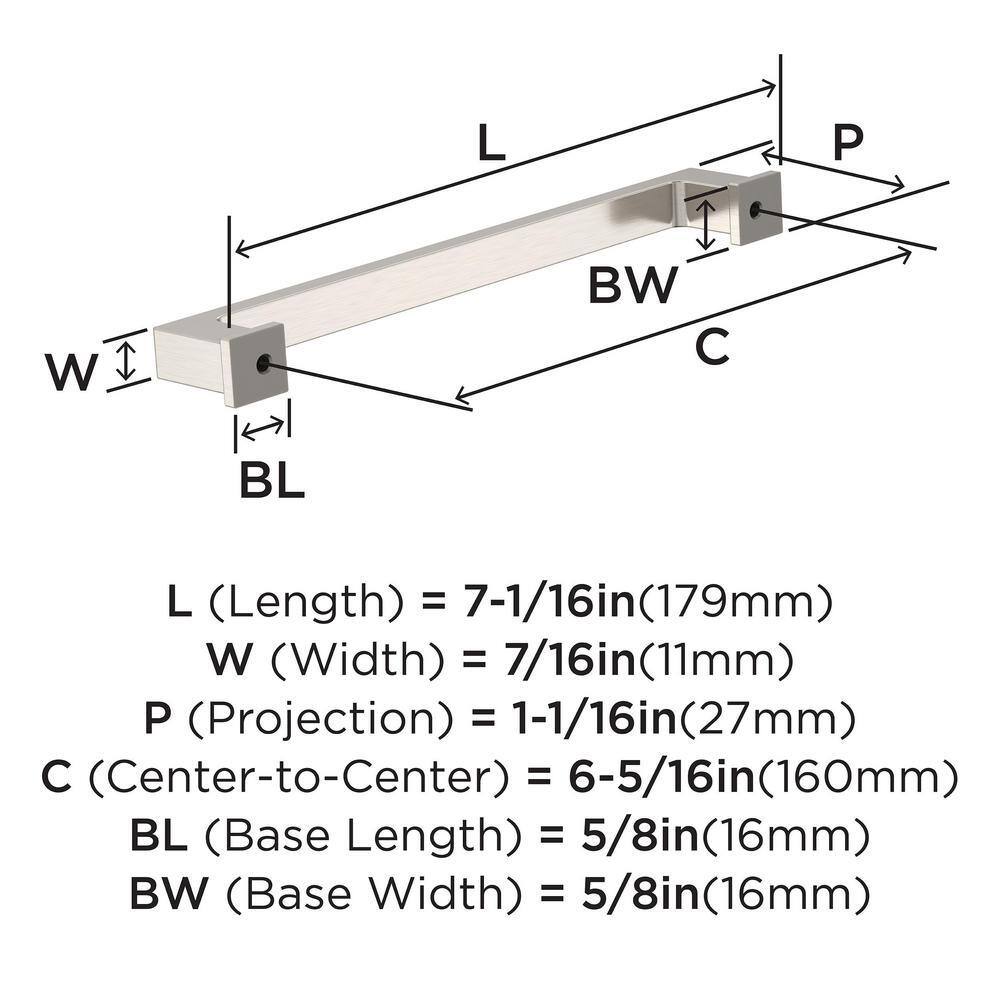 Satin Nickel Brushed Cabinet Pulls with Mounting Hardware