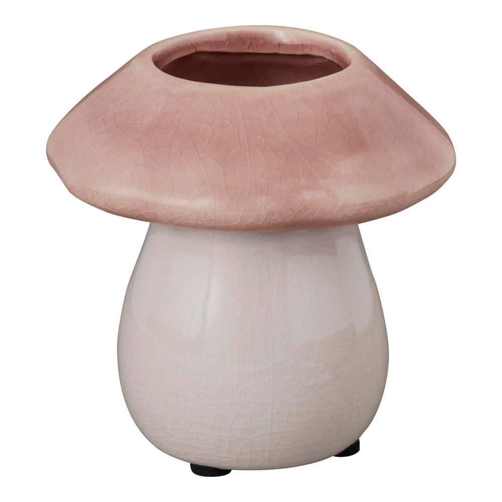 Sutton Extra Small Mauve Pink Ceramic Mushroom Planter (4 in. L x 4 in. W x 4 in. H) price history on PriceWatchPro