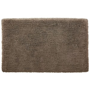 StyleWell Stone Gray 25 in. x 40 in. Non-Skid Cotton Bath Rug with Border  (Set of 2) HMT430_R_Stone - The Home Depot