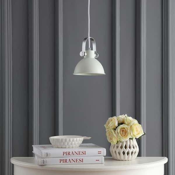 Rove 1-Light White Schoolhouse Island Hanging Pendant Lighting