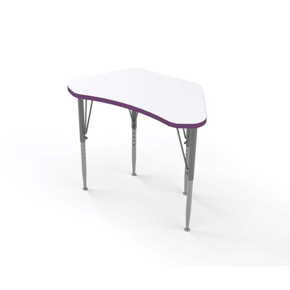 Versa Wing Desk Laminate Large Surface Tall Height Adjustable Kids Desk Pr
