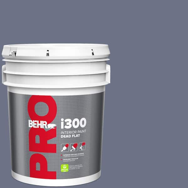 Reviews for BEHR PRO 5 gal. PPU16 17 Blue Aura Dead Flat Interior