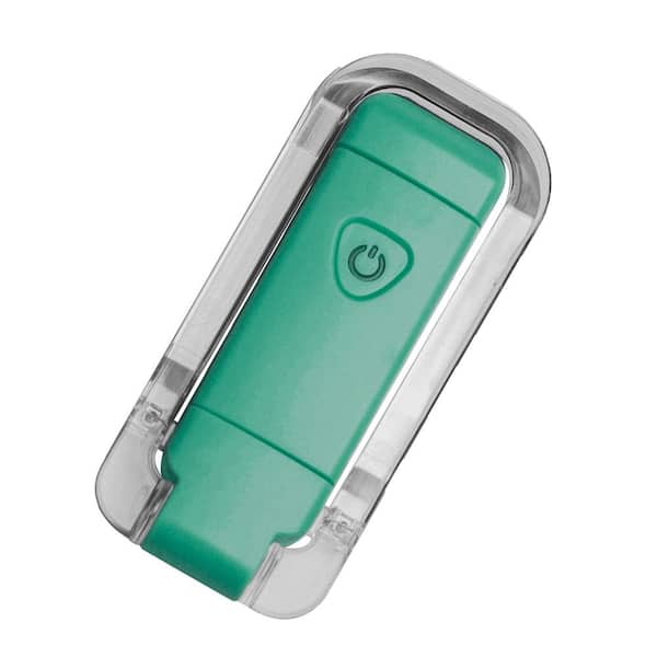 Flexible 5 Volt 25 Lumen Integrated LED Clamp Work Light Battery Operated 4.1 in. Tool Only in Dark Green
