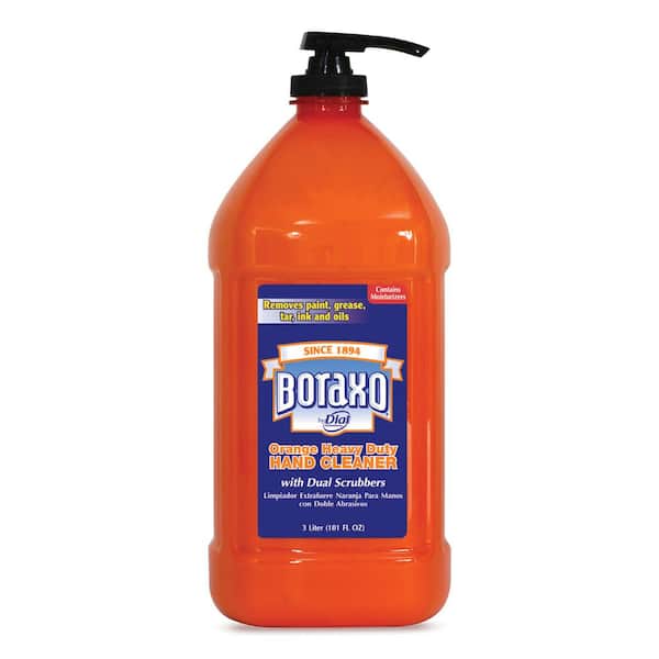 Boraxo 3 L Orange Heavy-Duty Hand Soap, Pump Bottle, 4/Carton