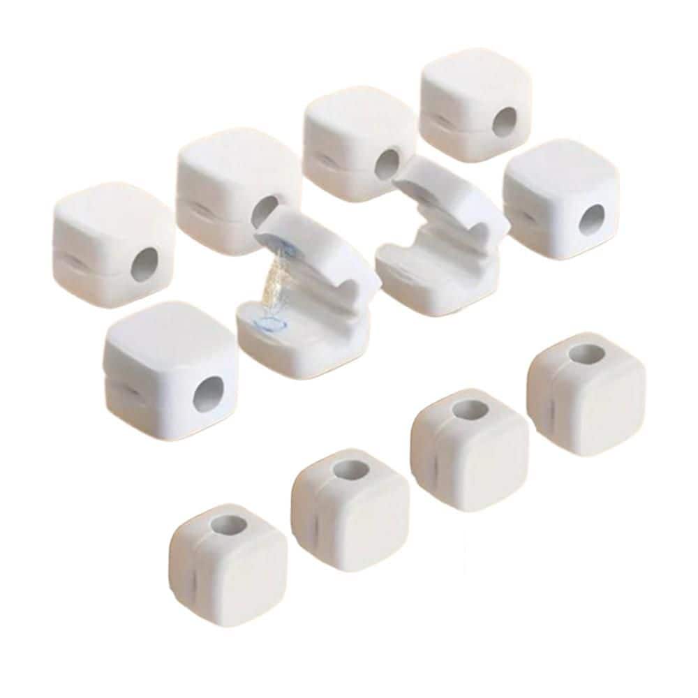12-Piece Magnetic Cable Clips Under Desk Cable Organizer for Home, Office, 