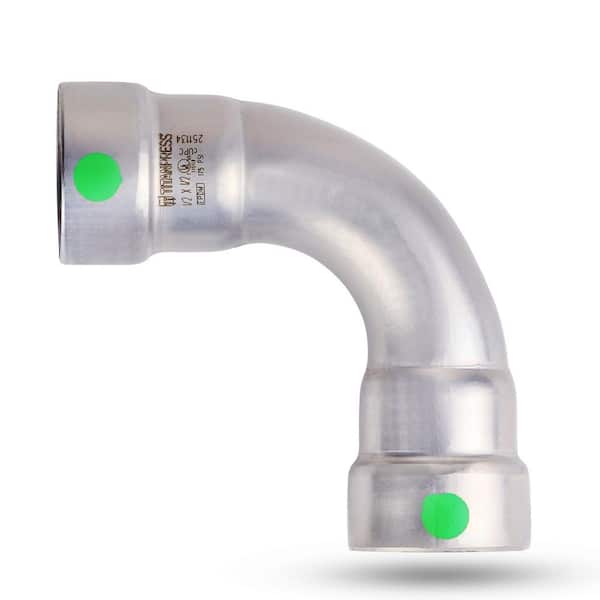 T TITANPRESS 1/2 in. Carbon Steel Press 90° Elbow EPDM Mechanical